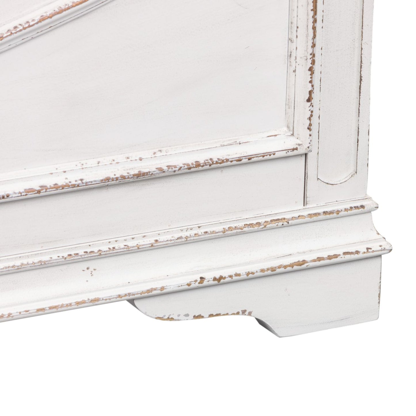 Magnolia Manor upholstered Queen Bed Antique White