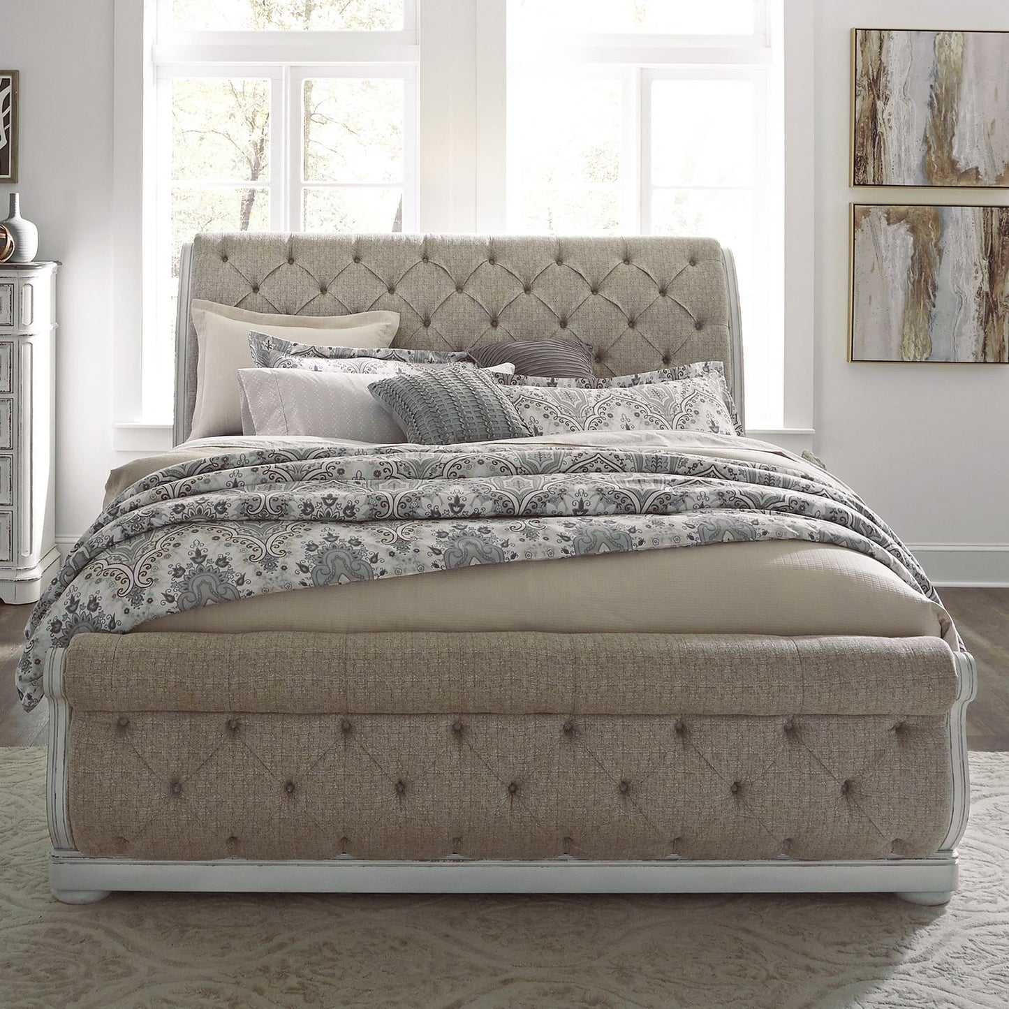Magnolia Manor Sleigh King Bed