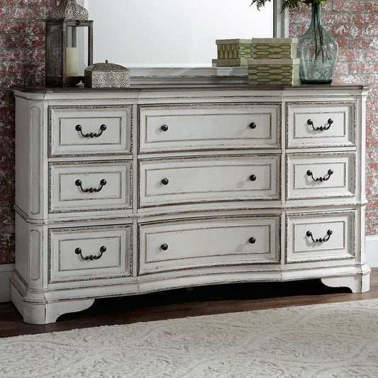 Magnolia Manor 9 Drawer Dresser