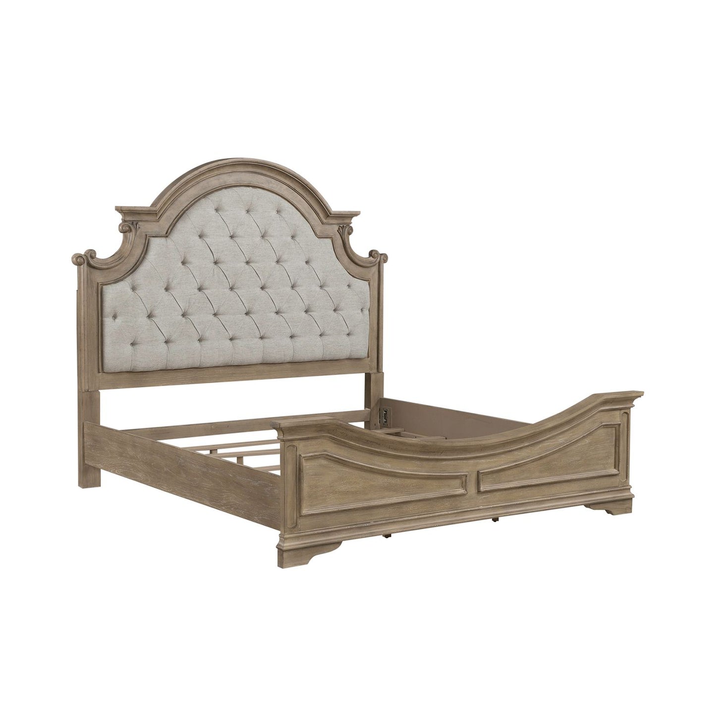 Magnolia Manor Upholstered Panel King Bed
