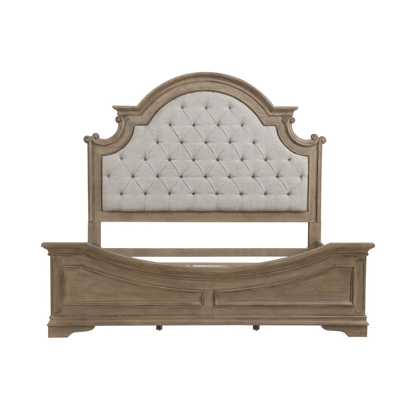 Magnolia Manor Upholstered Panel King Bed