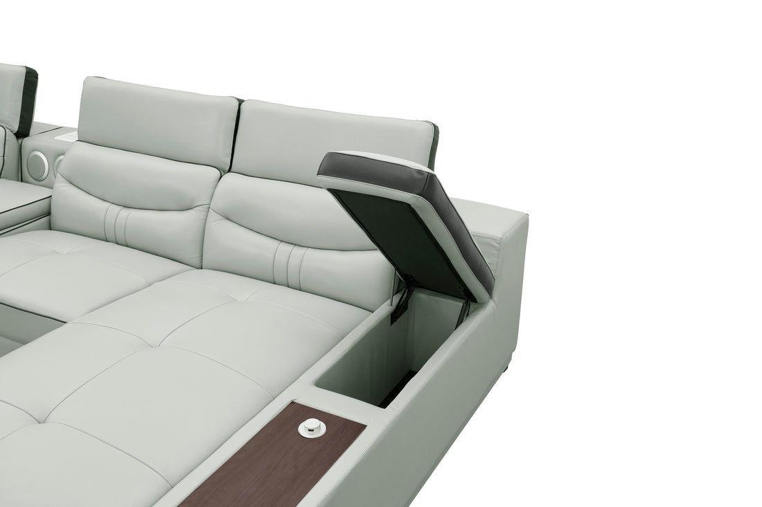 Arlet Sectional Sofa | Grey EV216