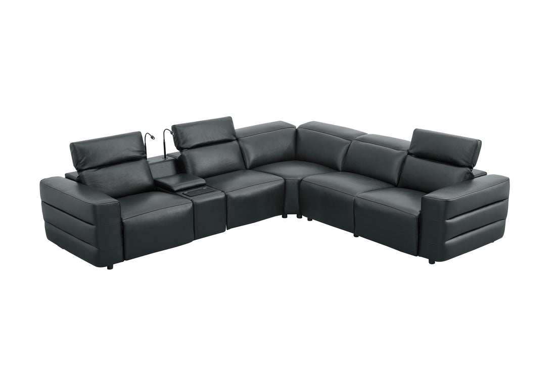 Holly Sectional Black