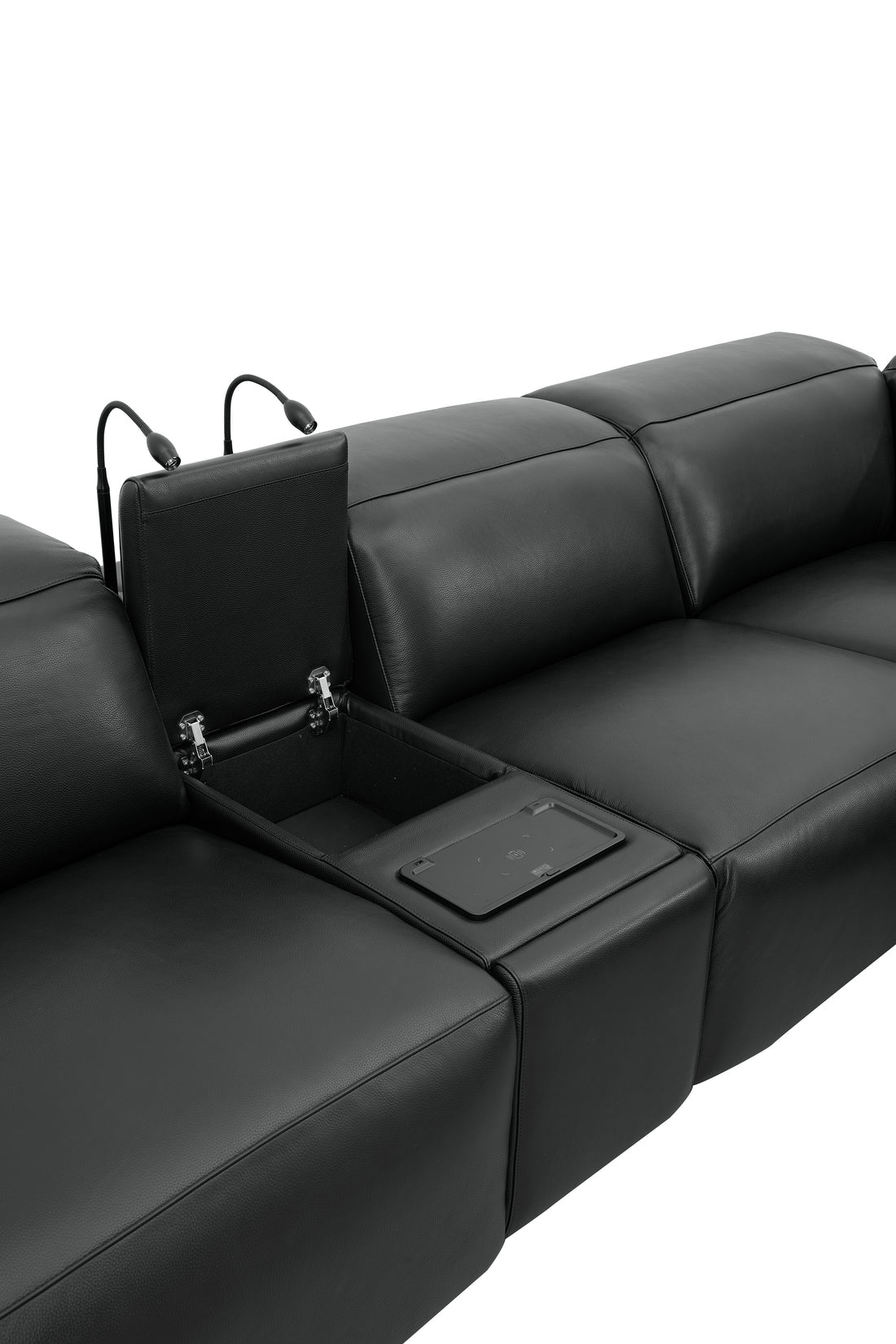 Holly Sectional Black