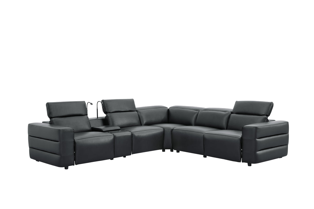 Holly Sectional Black