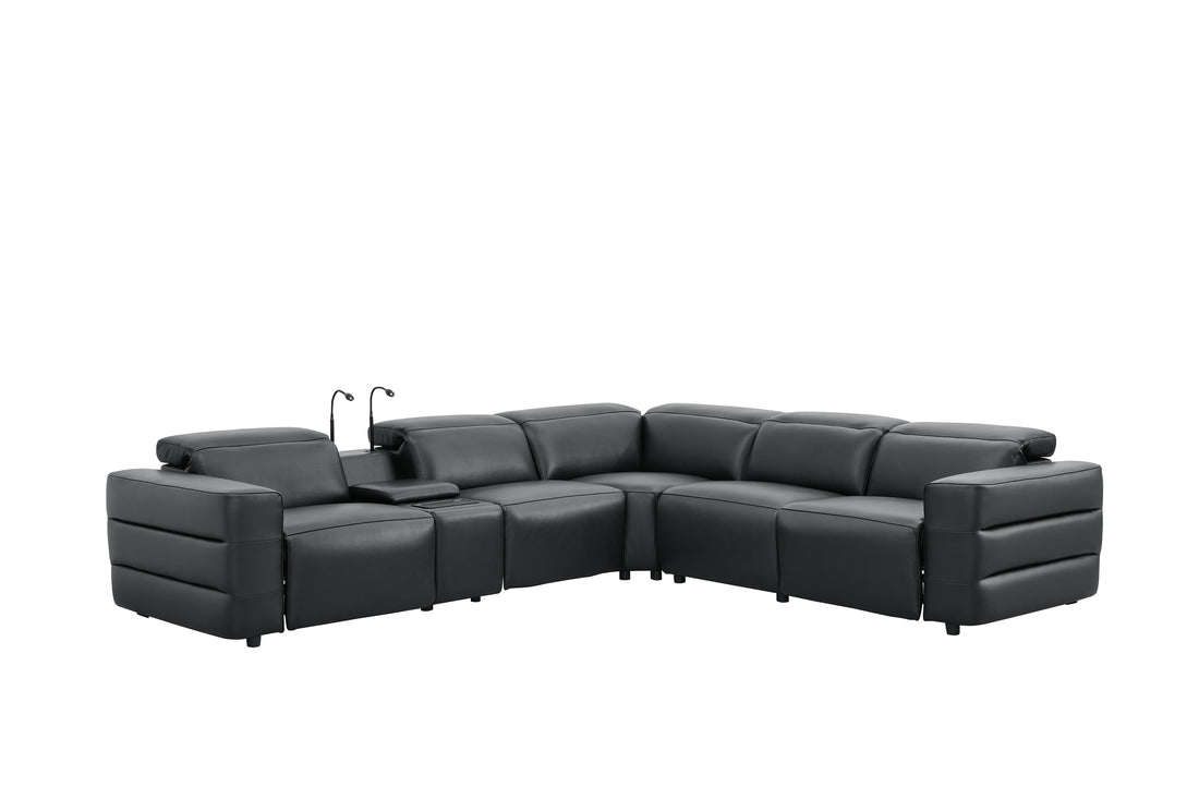 Holly Sectional Black