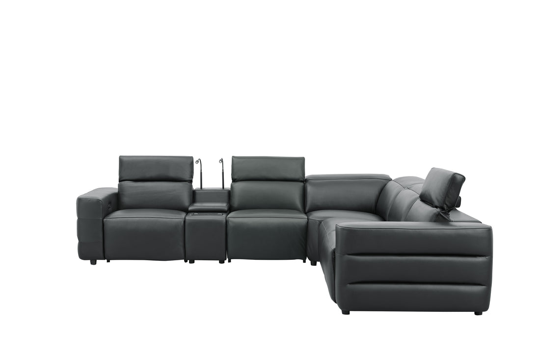 Holly Sectional Black