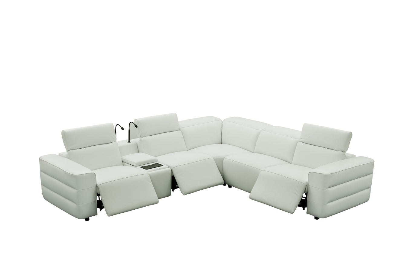 Holly Sectional White