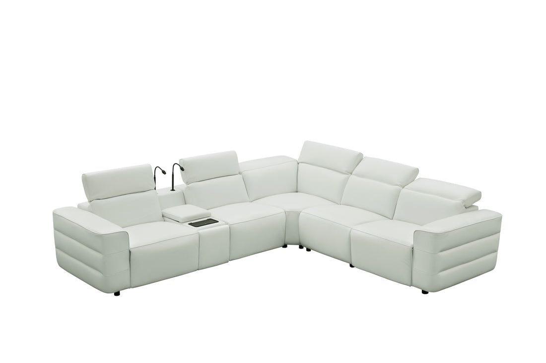 Holly Sectional White