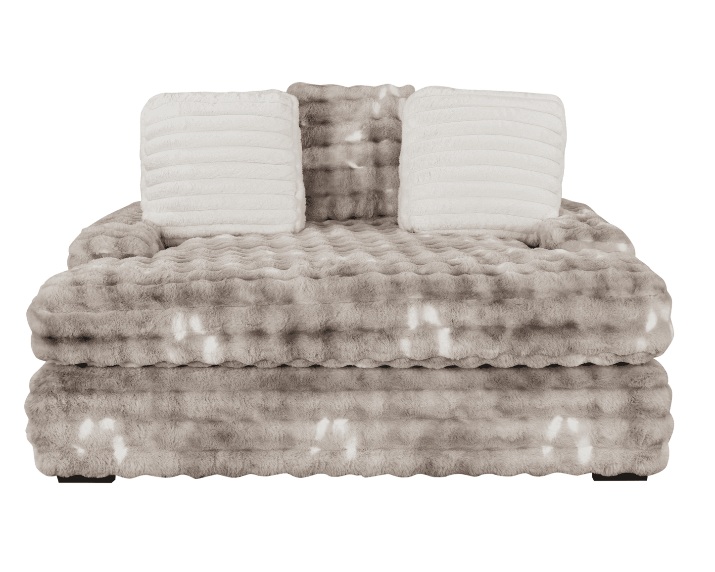 U8292 Comfy Marble Grey Chaise Lounge