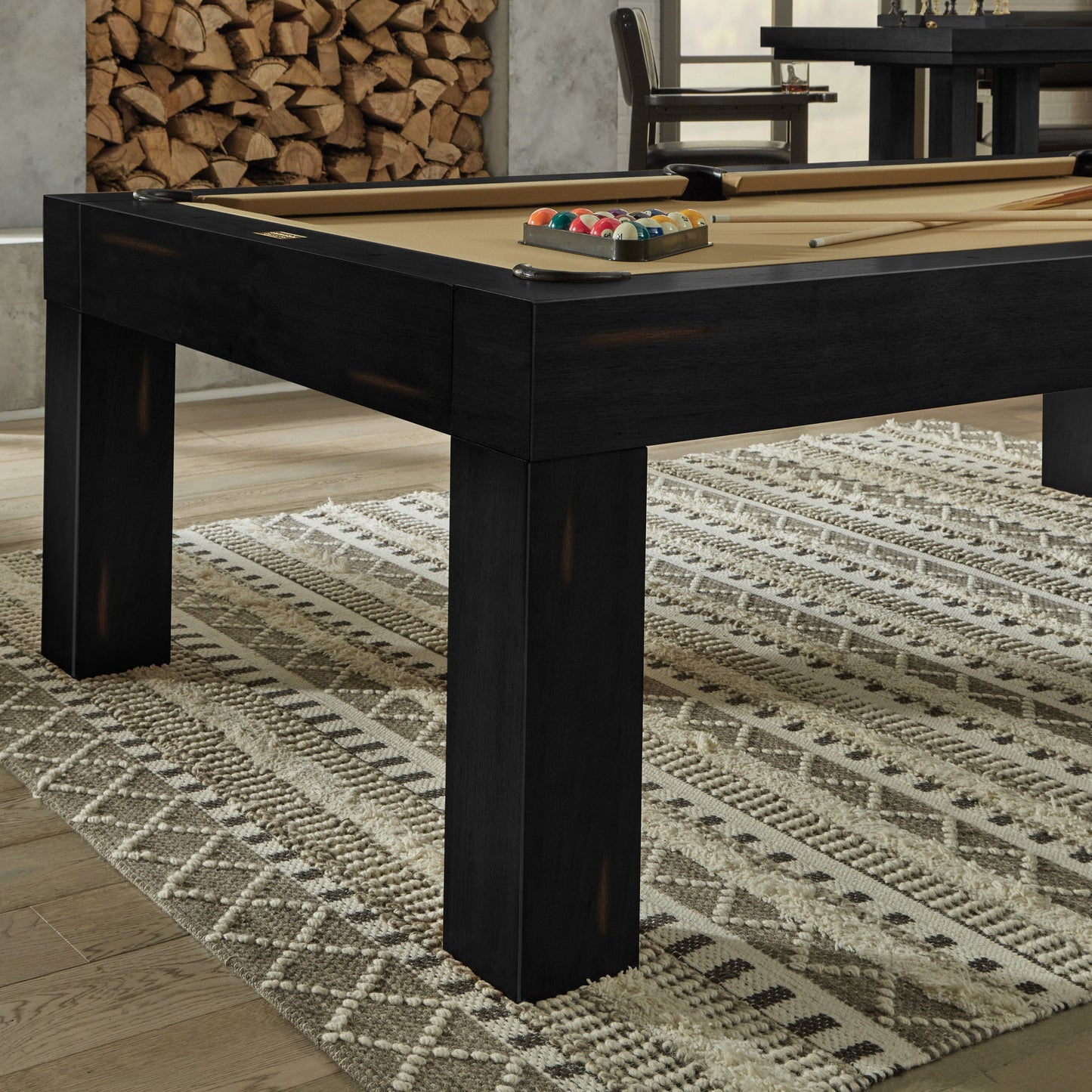 American Heritage® Alta 8’ Pool Table, Peppercorn