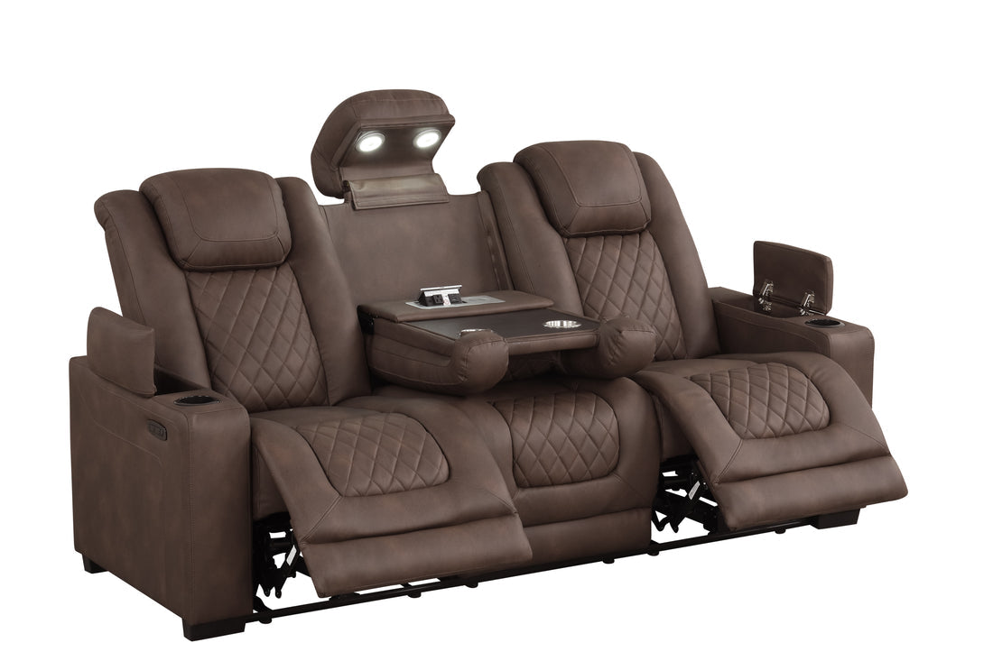 Rima 3pcs Power Reclining Set (Brown)