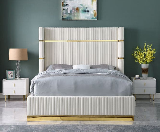 Aspen Bed Cream Gold