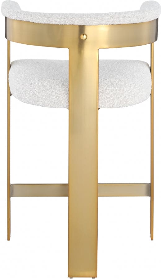Romeo Boucle Cream Fabric Bar / 2 Counter Stools