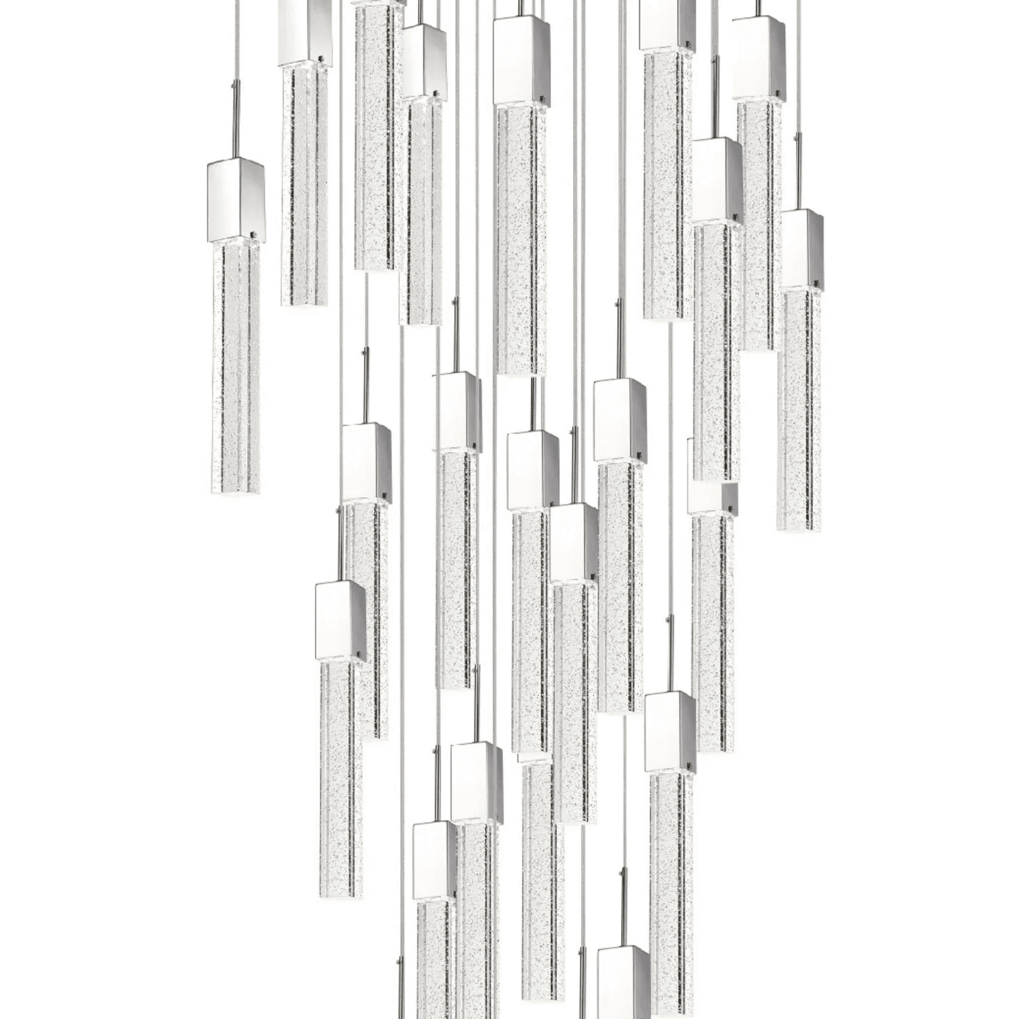 SPARKLING NIGHT CHANDELIER VERTICAL // XL 25 LIGHT