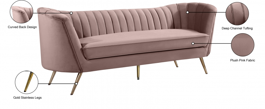 Margo Pink Sofa