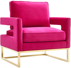 Avery Pink Velvet Chair