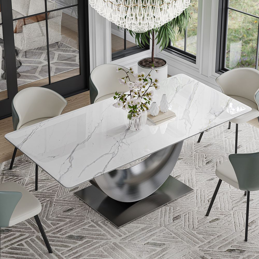 64"Modern Minimalist Dining Table for 4