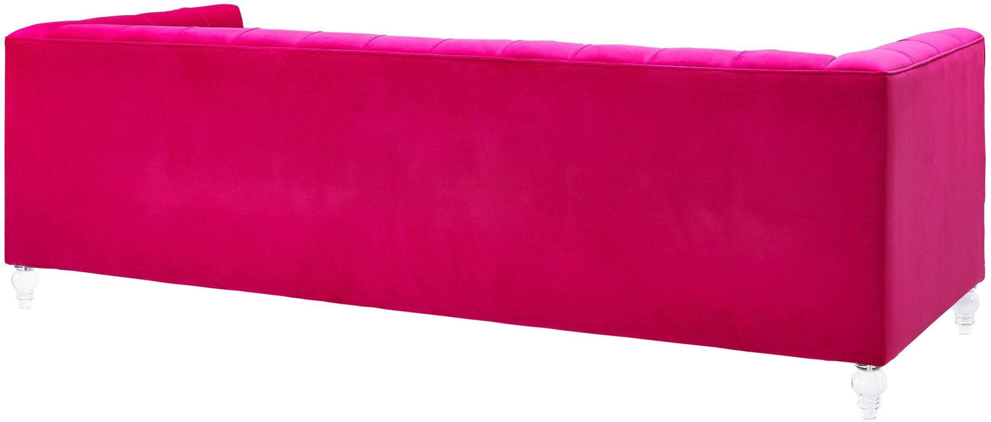 Bea Hot
Pink Velvet Sofa