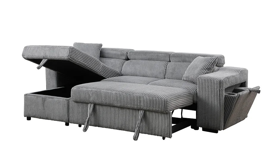 Bonaterra Reversible Sectional Gray