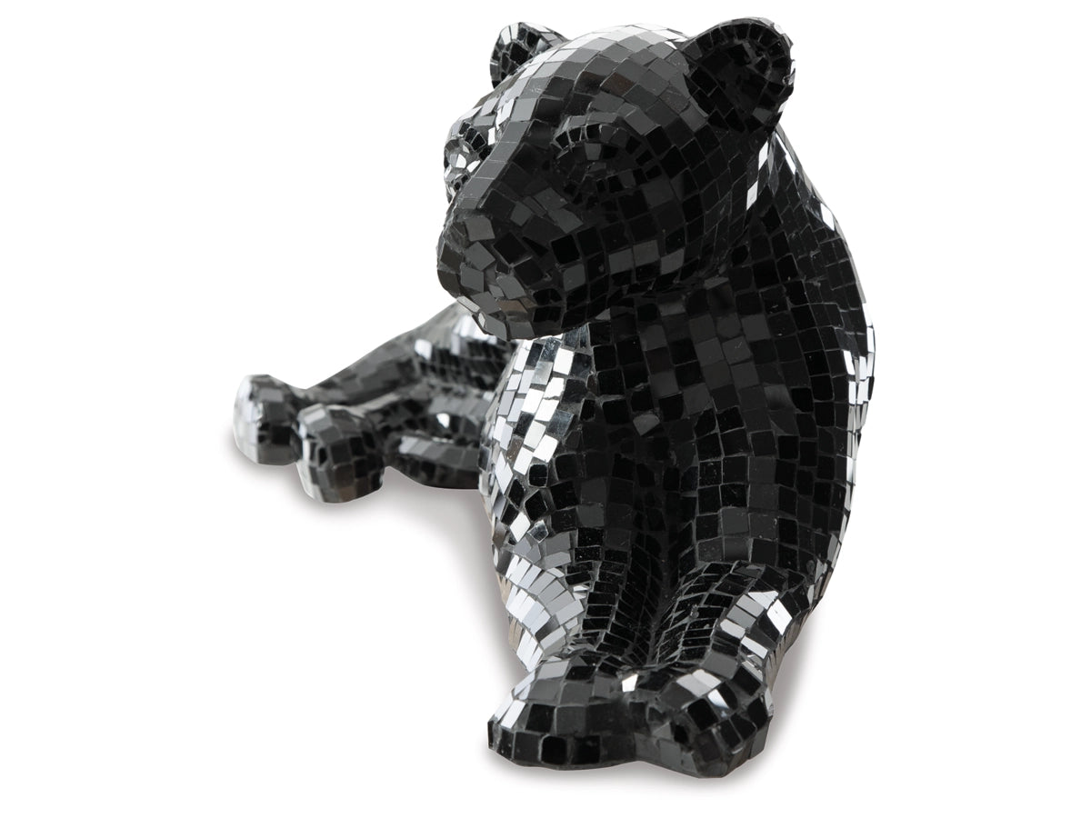 Leopard Panther Sculpture Black