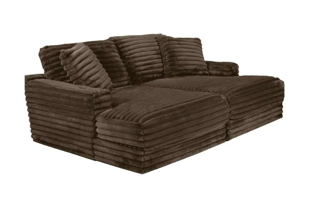 3045 Comfy Chocolate Double Lounge Chaise