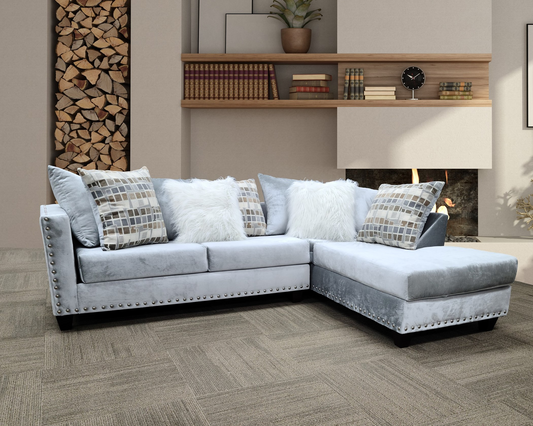 2019 Silver Combo Sectional