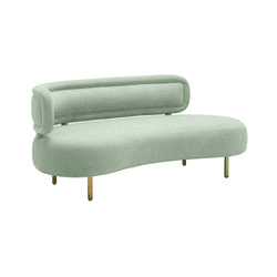 Tischa Mint Green Velvet Sofa