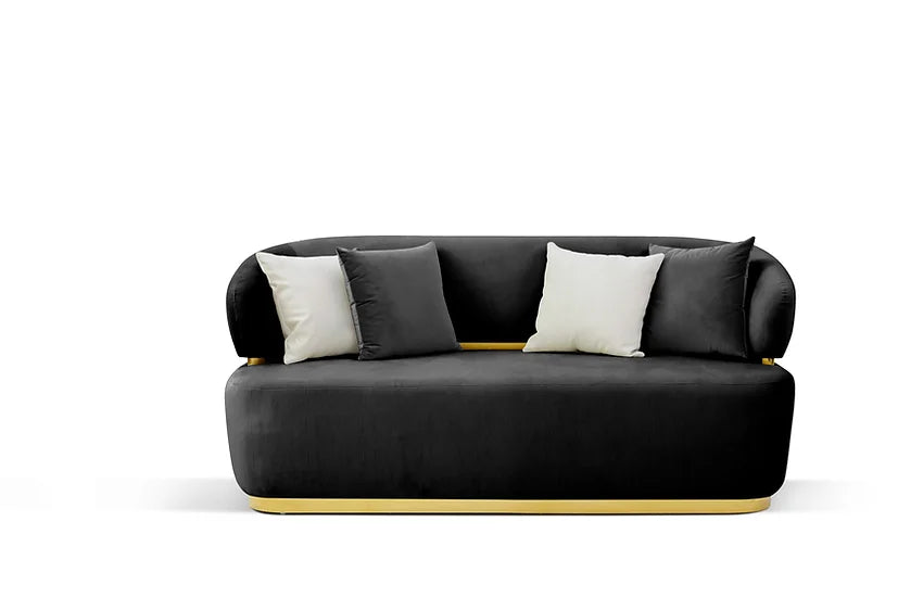 EDEN BLACK SOFA SET