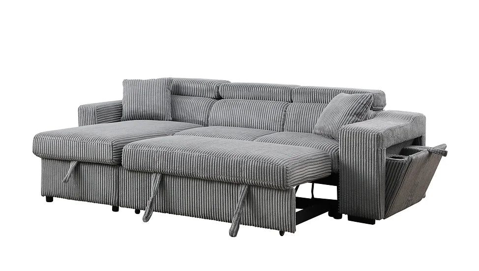 Bonaterra Reversible Sectional Gray