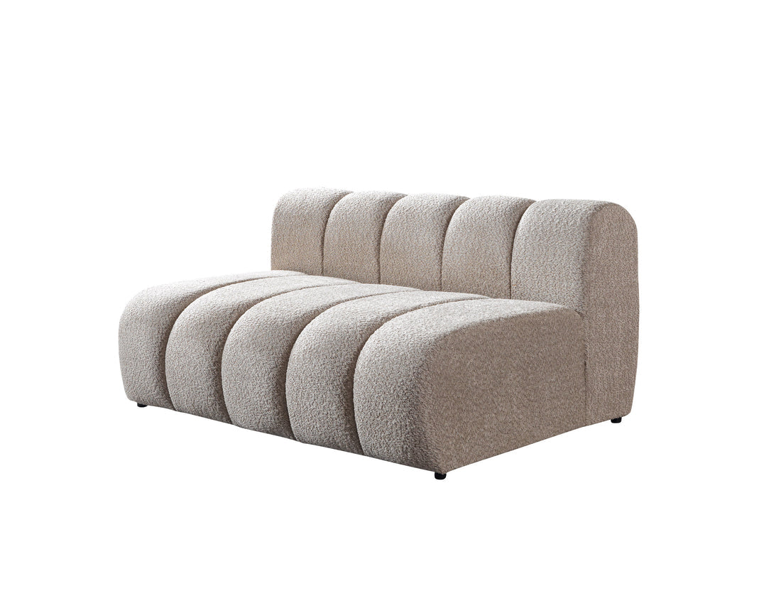 Lis Sand Boucle Double Chaise 147" Sectional