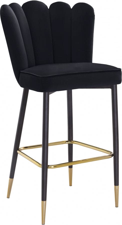 Lily Velvet Upholstered Bar Stool (Set of 2)