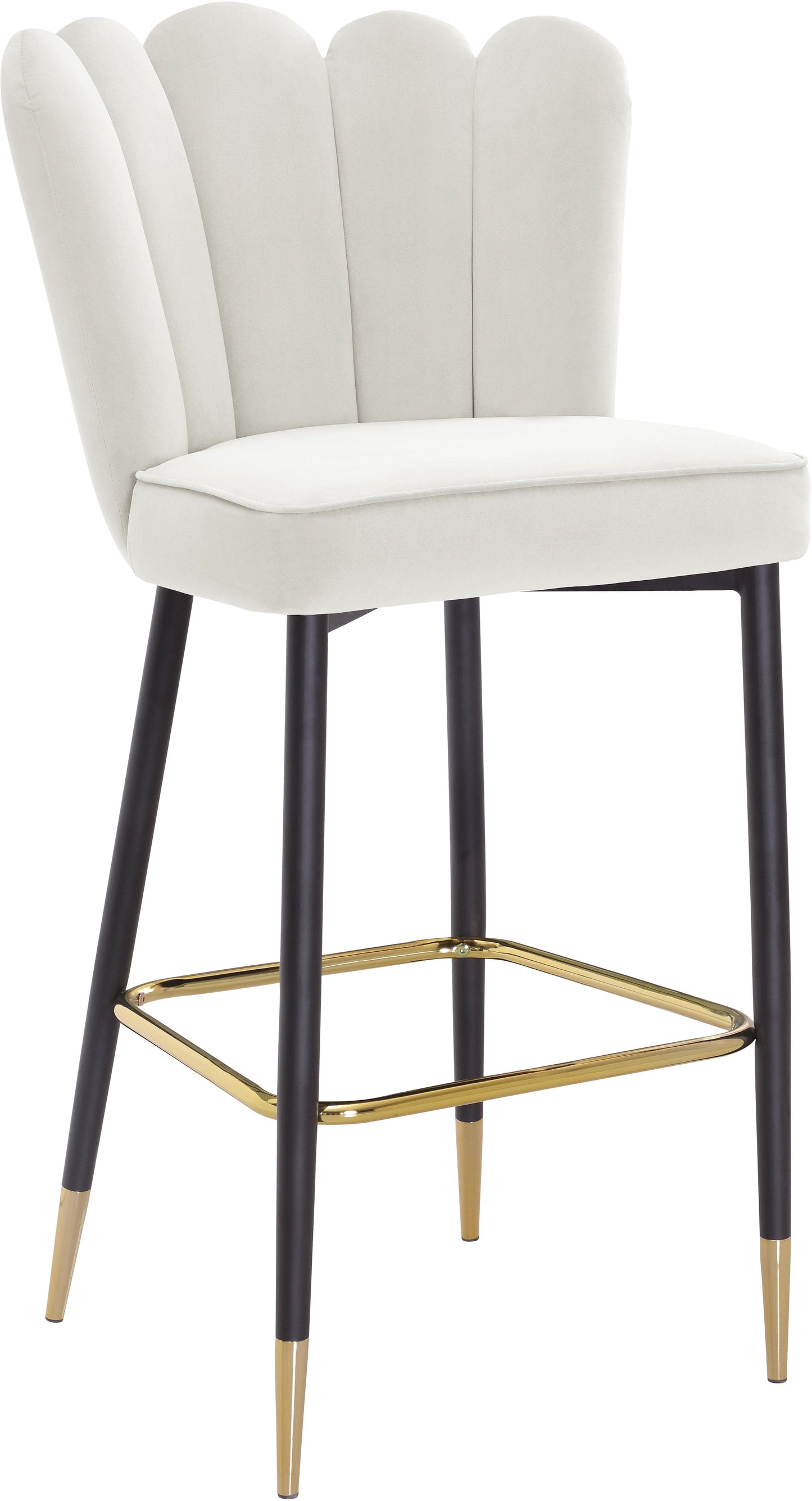 Lily Velvet Upholstered Bar Stool (Set of 2)