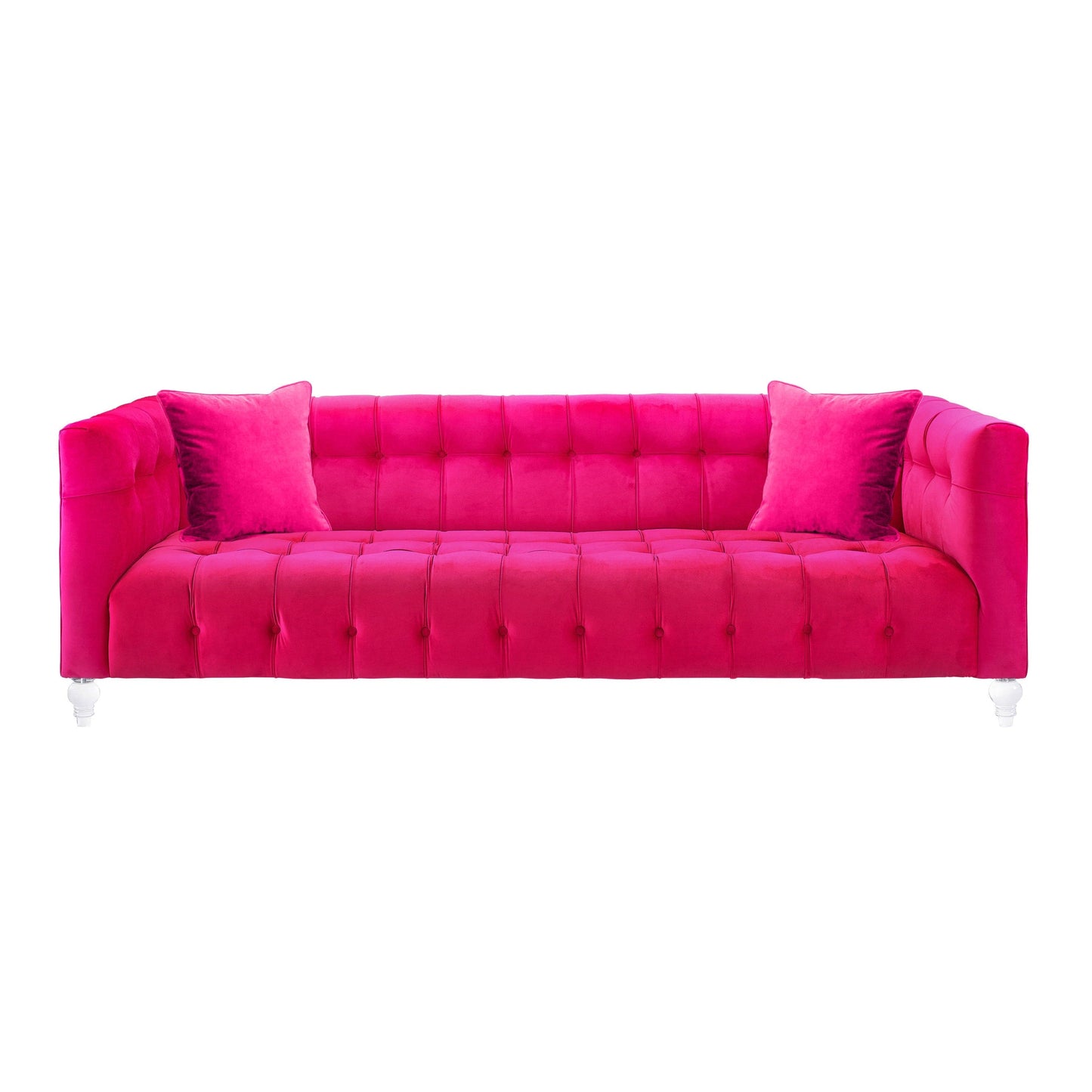 Bea Hot
Pink Velvet Sofa