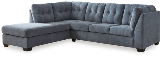 Marleton 2-Piece Sectional with LAF Chaise Denim