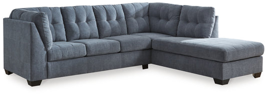 Marleton 2-Piece Sectional with RAF Chaise Denim
