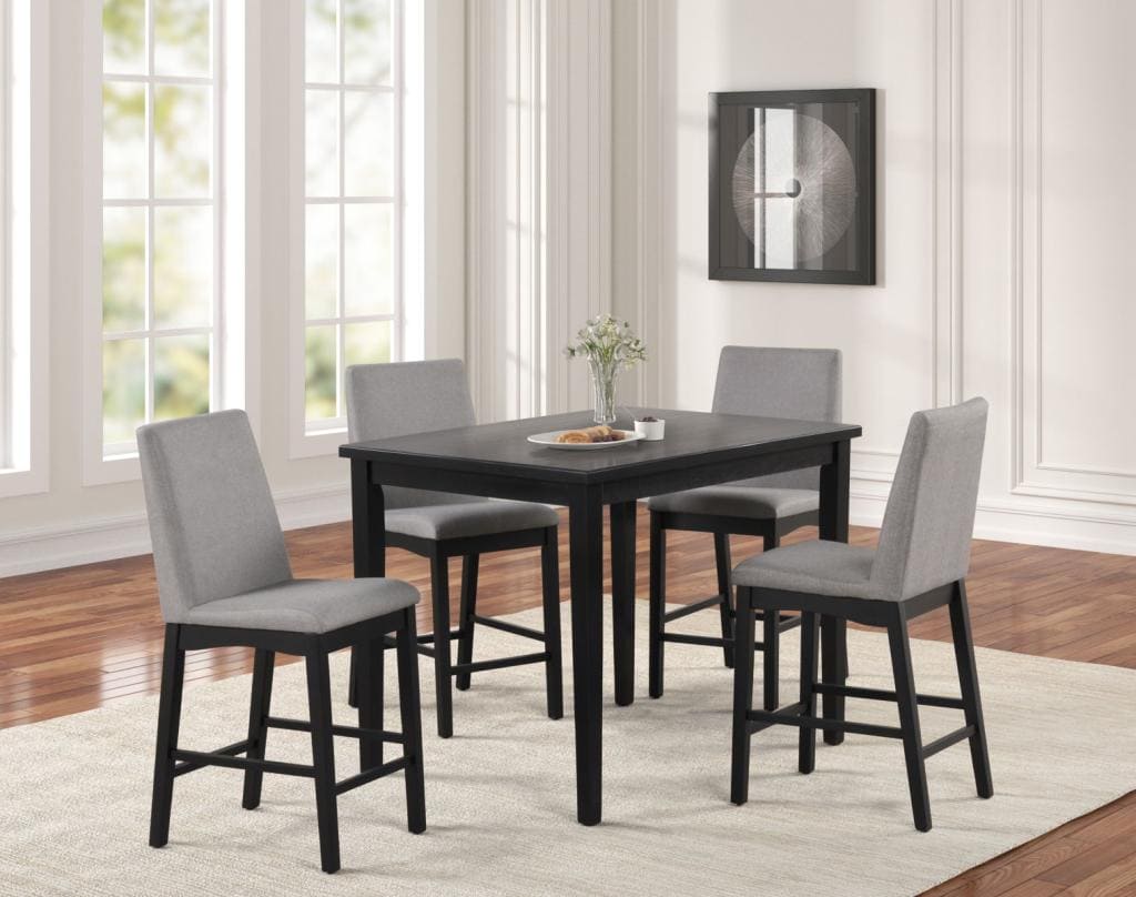Preston – 5pcs Pub Set– Gray / Dark Charcoal