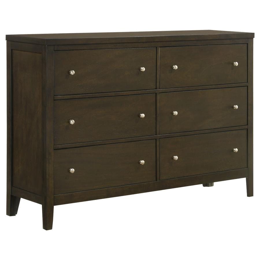 WILKES 5-PIECE QUEEN BEDROOM SET DARK COCOA