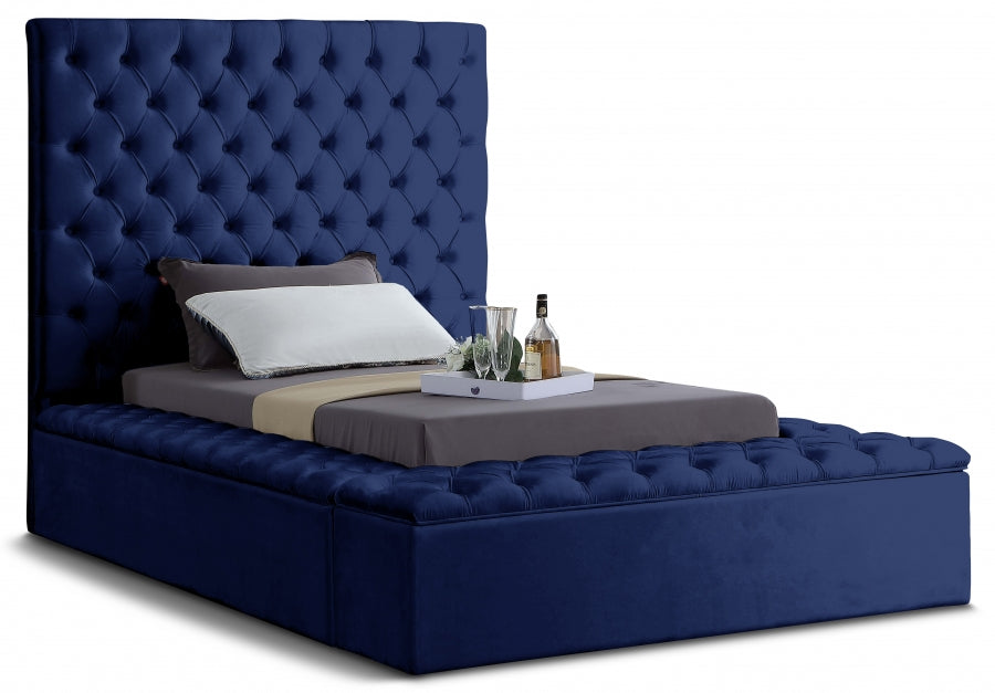 Bliss Velvet twin Bed