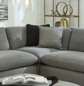 Cloud 5PC Oversized Sectional Gray