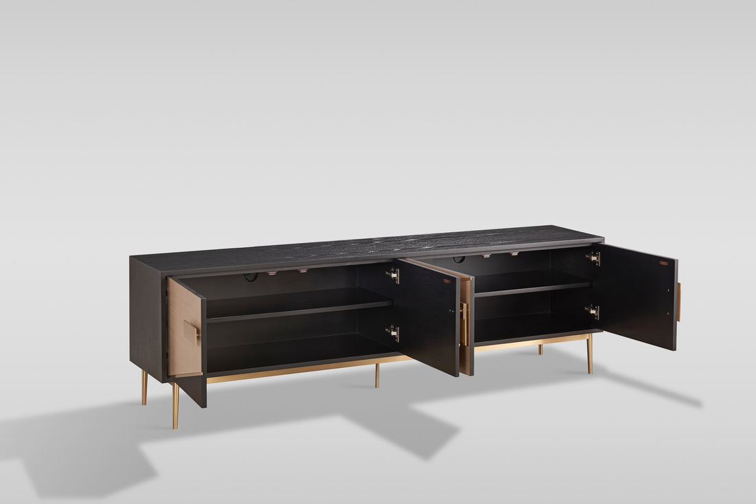 Divolia TV Console (Black & Grey)