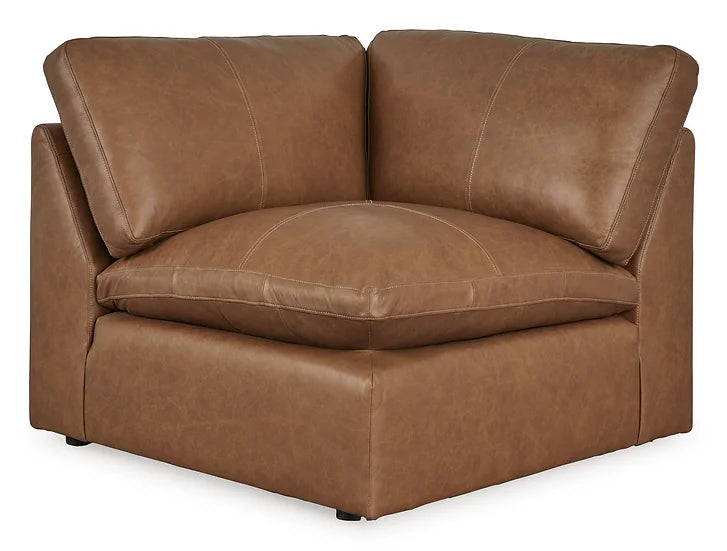 Emilia 5-Piece Leather Modular Sectional