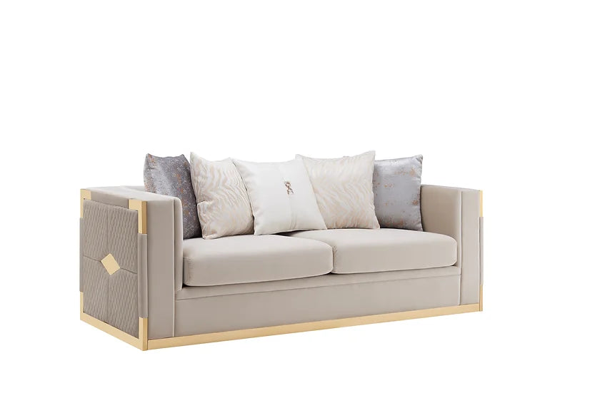 JULIET (Cream) SOFA SET