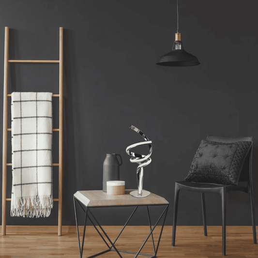 MUNICH CHROME TABLE LAMP // NATURAL WHITE LED STRIP & TOUCH DIMMER