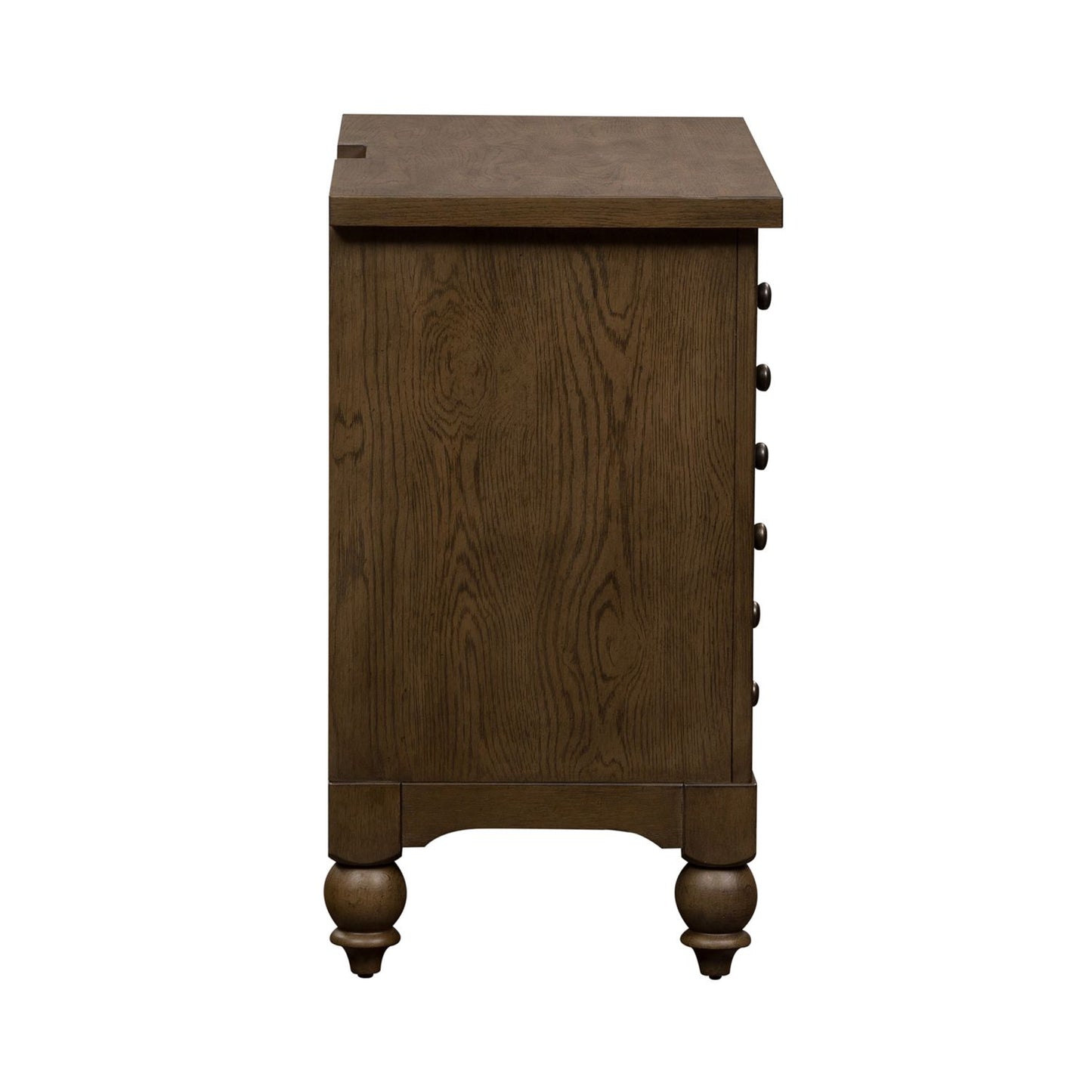 Americana Farmhouse Bedside Chest w/ Charging Station