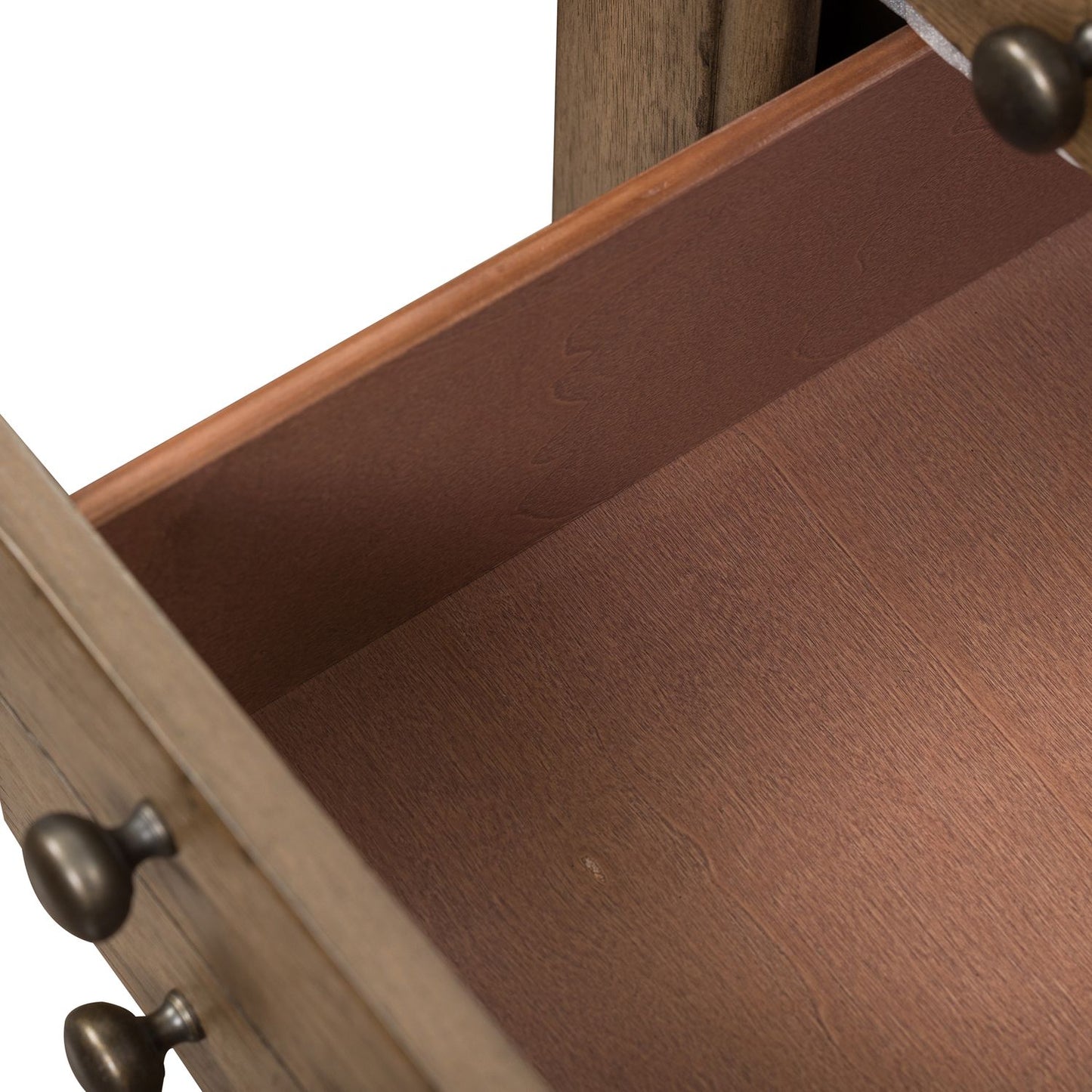 Americana Farmhouse Bedside Chest w/ Charging Station