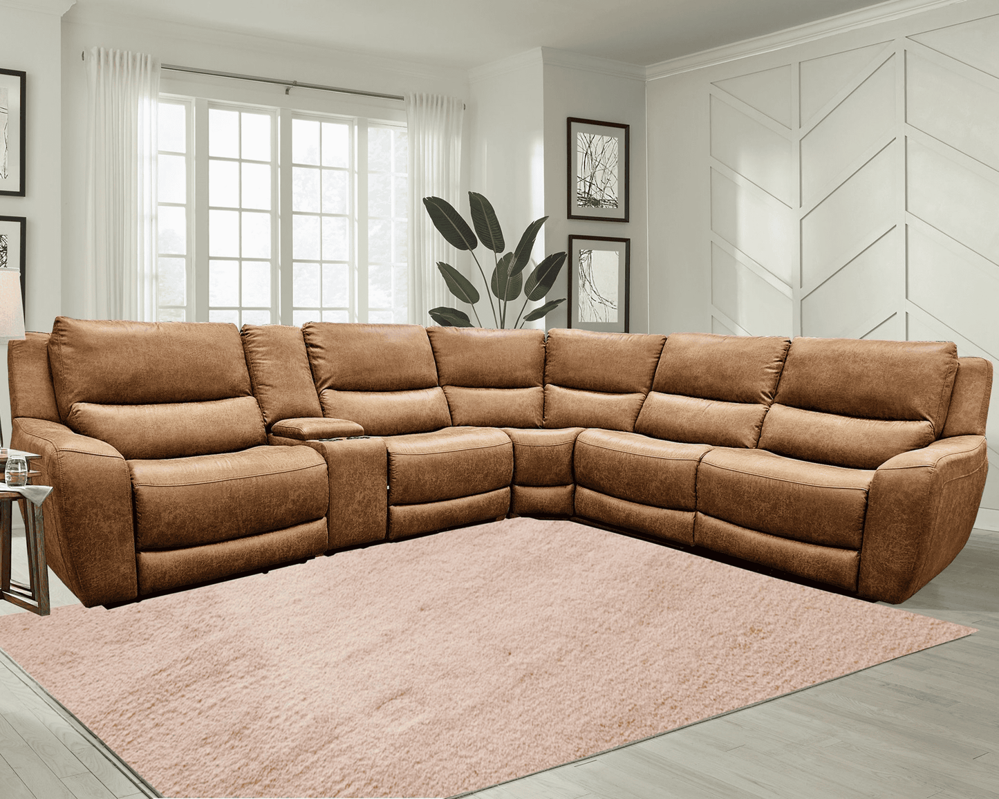 Texas power reclining sectional