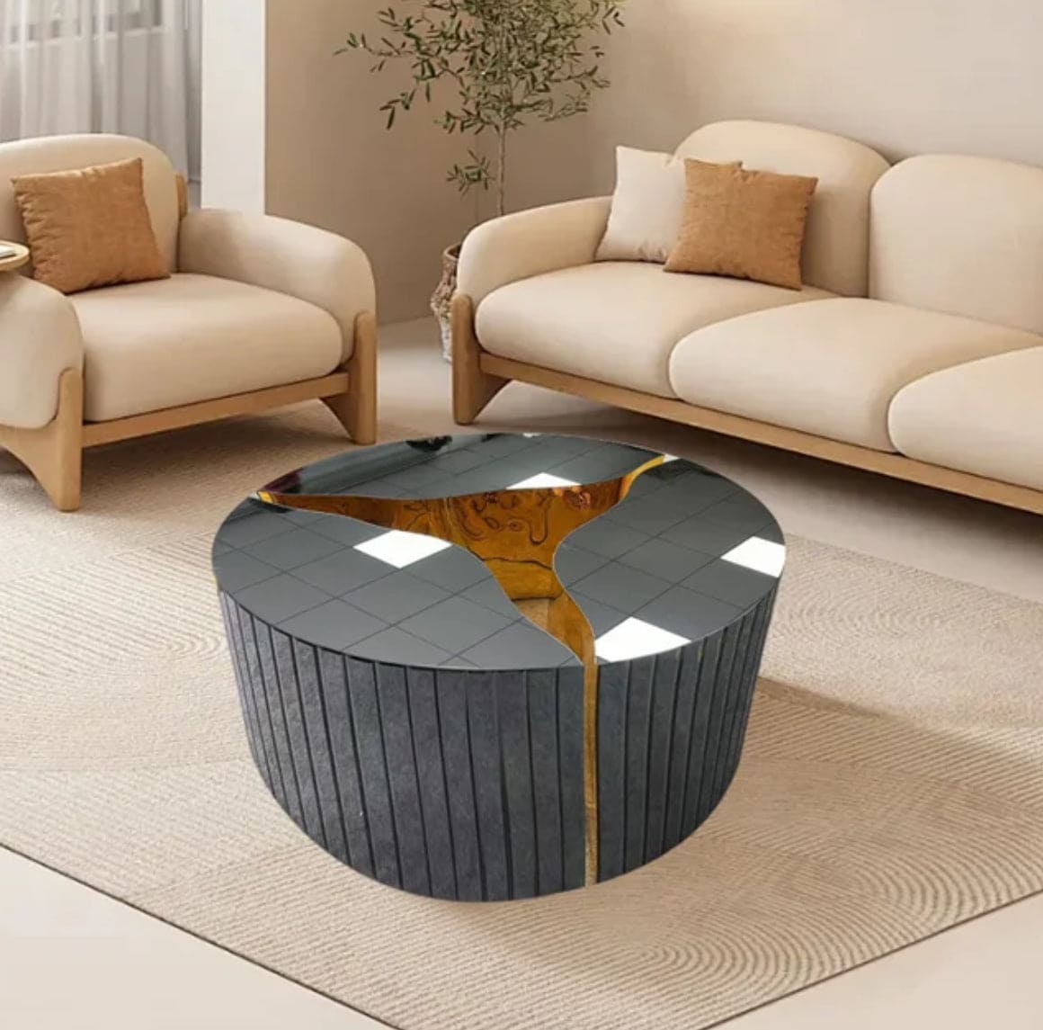 Coffee Table (SMOKE GLASS)