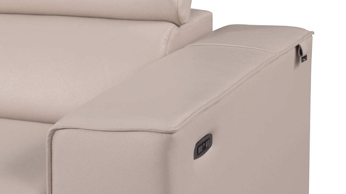 Picasso Power Reclining Sectional 6pcs Beige