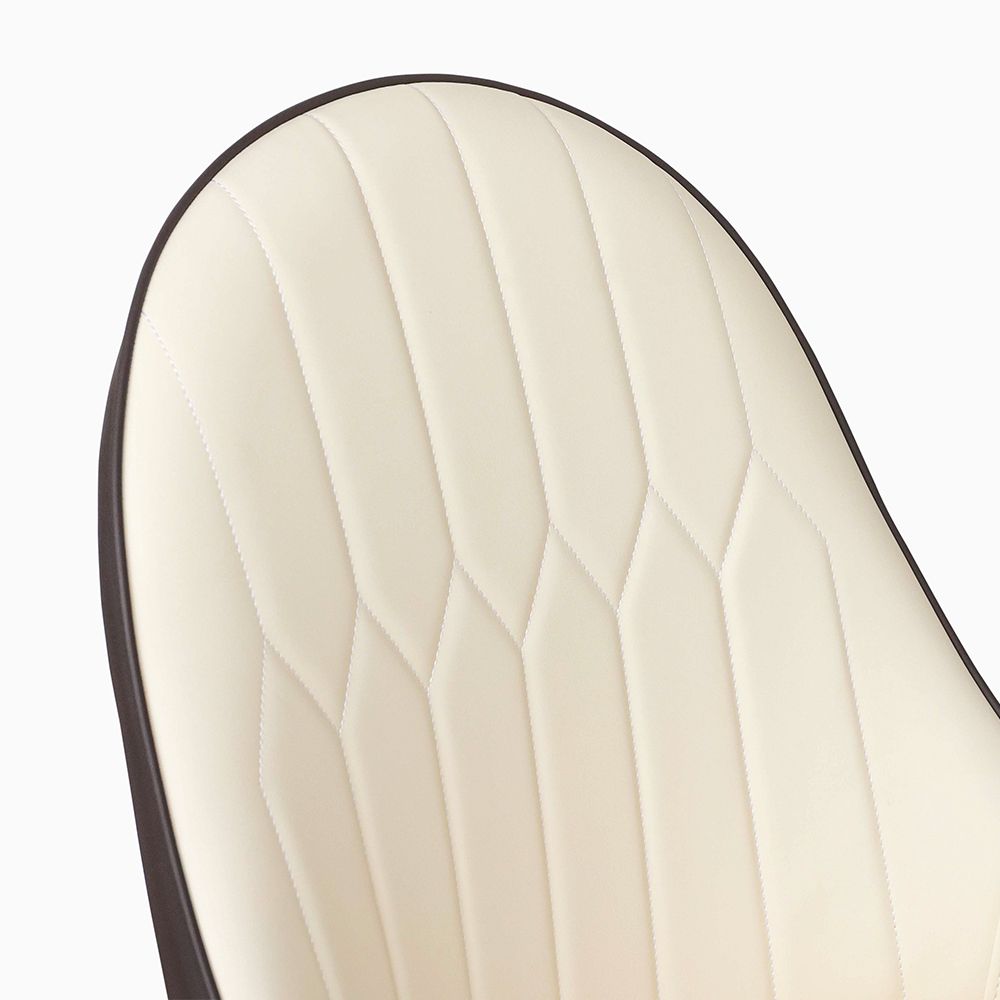 79" Modern Dining Table Set with 6 chairs